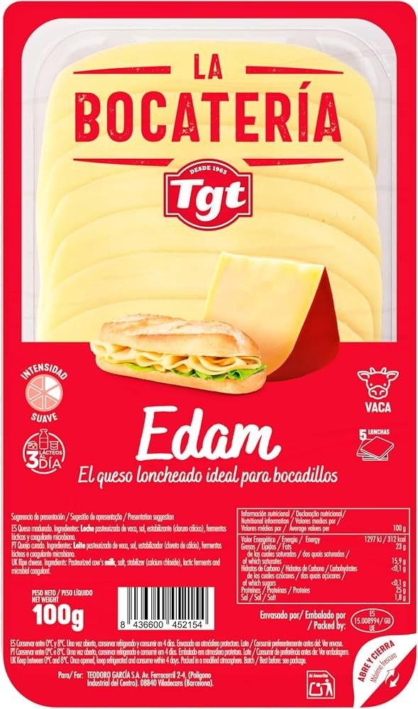 Сир Едам 45% La Bocatería 100г